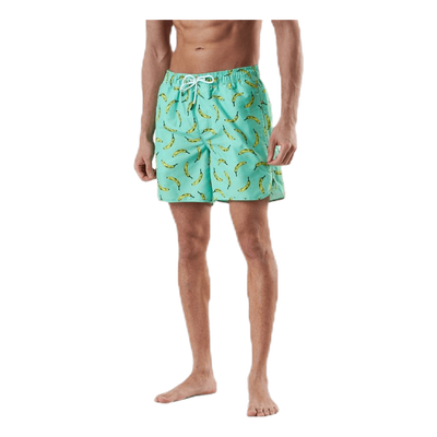 Swim Shorts Sandhamn Bananas Green