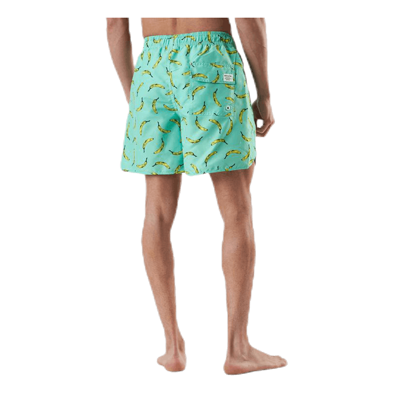 Swim Shorts Sandhamn Bananas Green