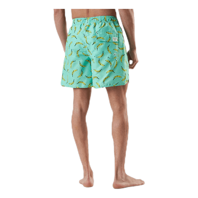 Swim Shorts Sandhamn Bananas Green