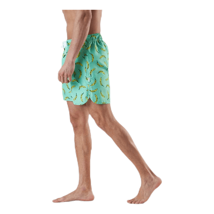 Swim Shorts Sandhamn Bananas Green