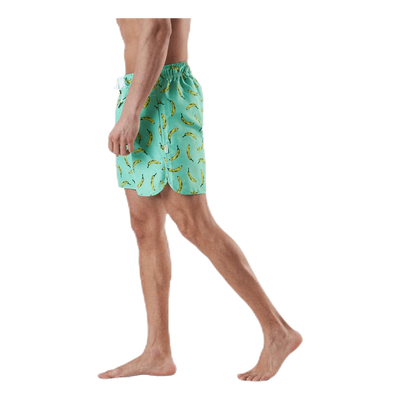 Swim Shorts Sandhamn Bananas Green