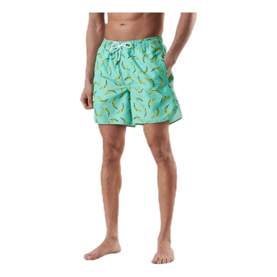 Swim Shorts Sandhamn Bananas Green