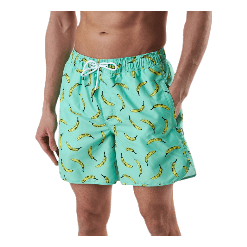 Swim Shorts Sandhamn Bananas Green