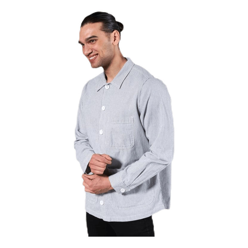 Worker Jacket Sala Thin Stripes Blue