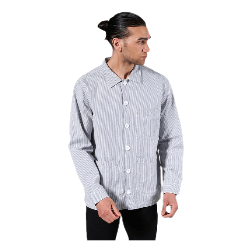 Worker Jacket Sala Thin Stripes Blue