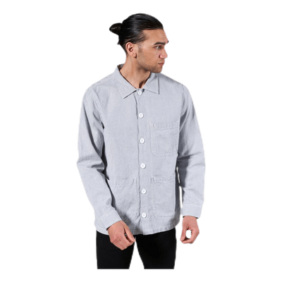 Worker Jacket Sala Thin Stripes Blue