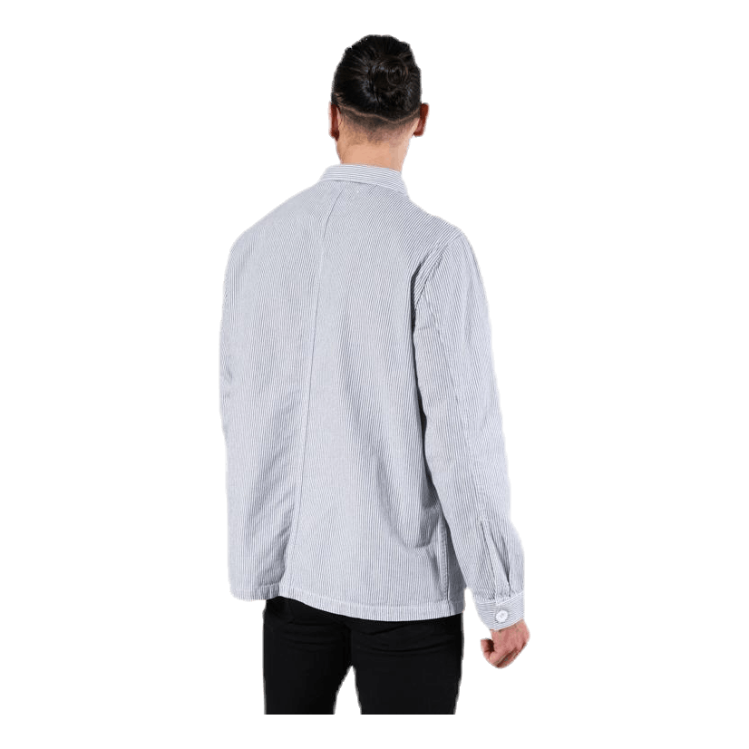 Worker Jacket Sala Thin Stripes Blue