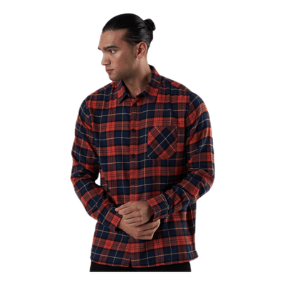 Rute Flannel Checker Orange