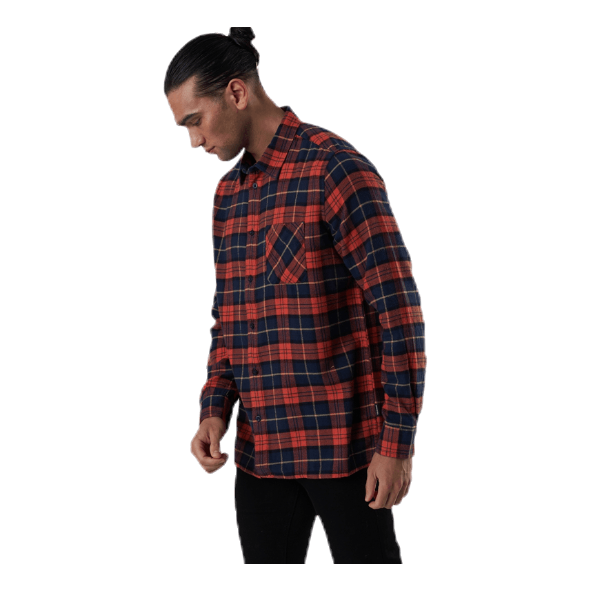 Rute Flannel Checker Orange