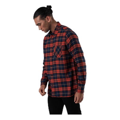Rute Flannel Checker Orange