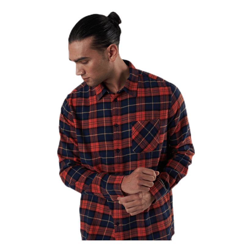 Rute Flannel Checker Orange