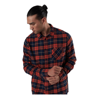Rute Flannel Checker Orange