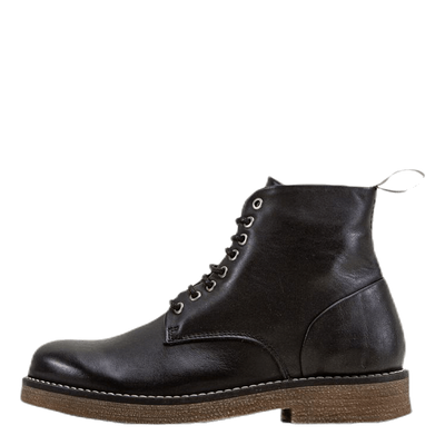 Rummy Leather Boots Black