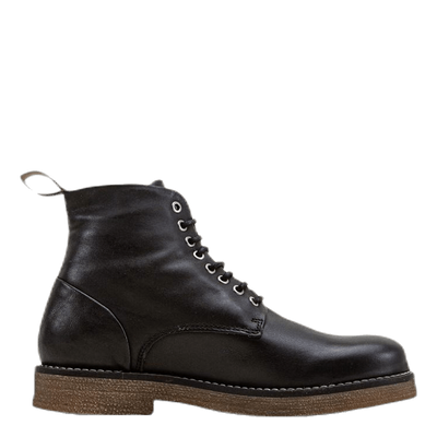 Rummy Leather Boots Black
