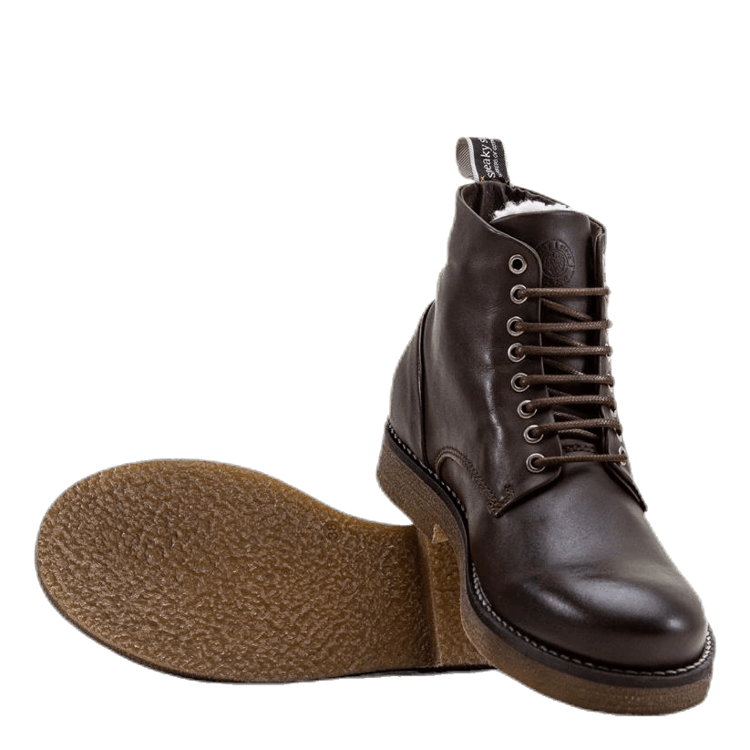 Rummy Leather Boots Brown