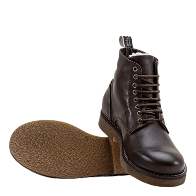 Rummy Leather Boots Brown