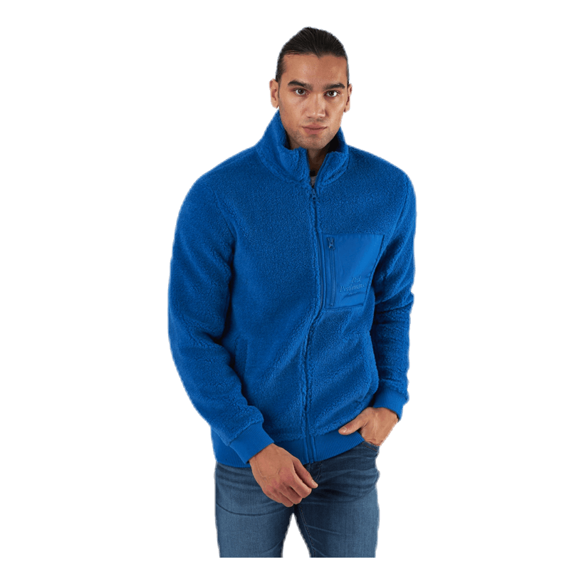 Original Pile Zip Jacket Blue