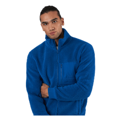 Original Pile Zip Jacket Blue