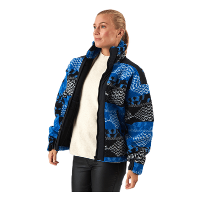 Original Pile Zip Jacket AW Patterned
