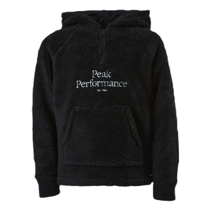 Junior Original Pile Half Zip Hoodie Black