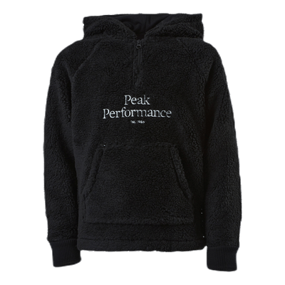 Junior Original Pile Half Zip Hoodie Black