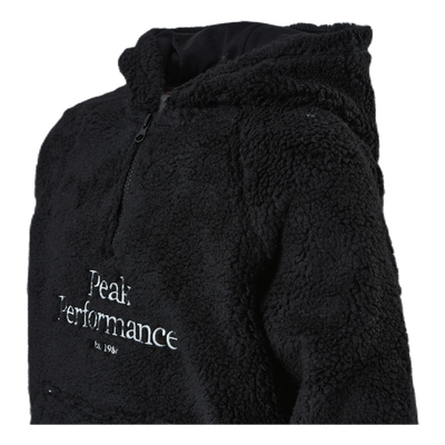 Junior Original Pile Half Zip Hoodie Black
