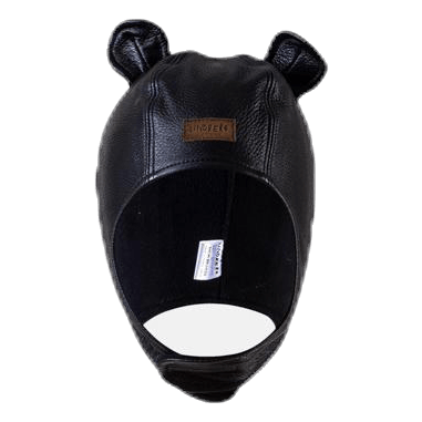 Musse Leather Cap Black