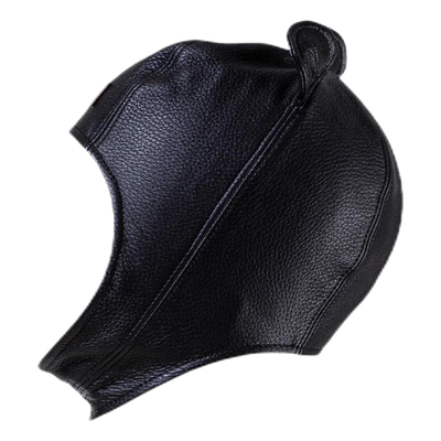 Musse Leather Cap Black