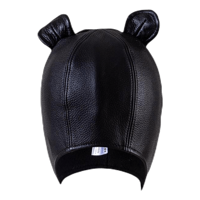 Musse Leather Cap Black