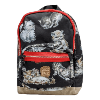 Kittens Backpacks Black