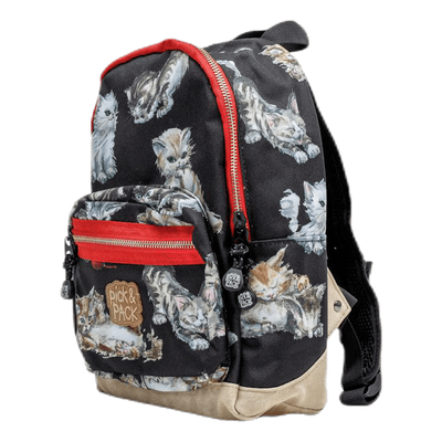 Kittens Backpacks Black