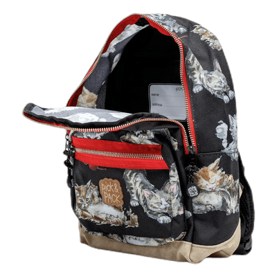 Kittens Backpacks Black