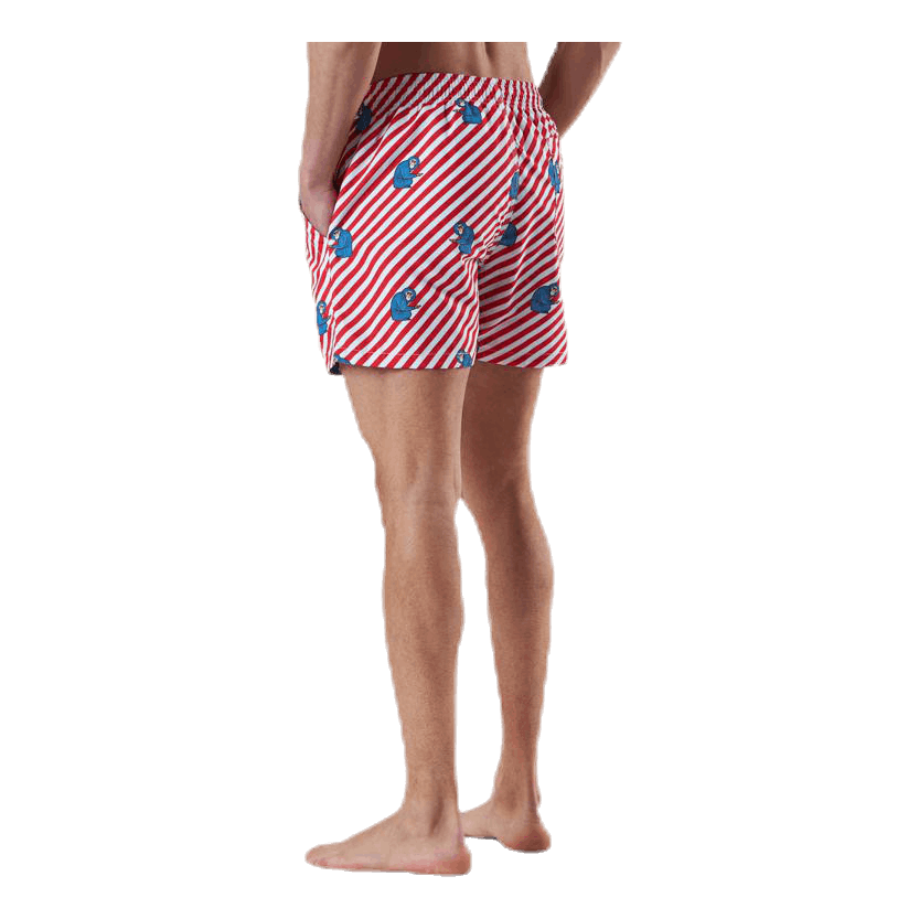 Polka Monkey Red