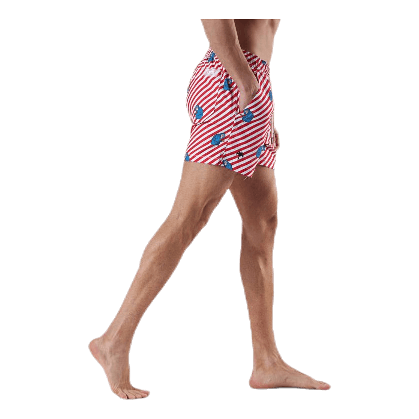 Polka Monkey Red