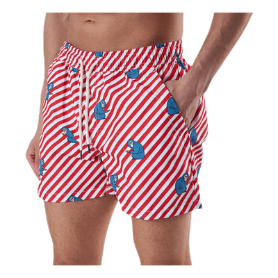 Polka Monkey Red