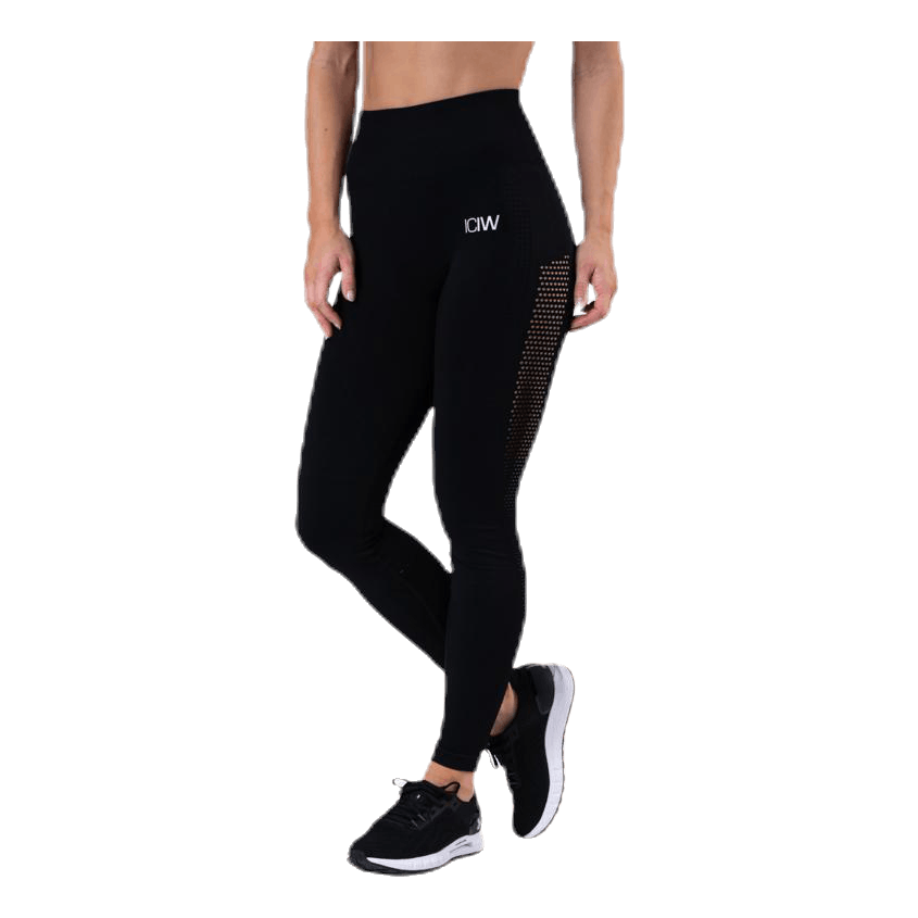 Dynamic Seamless 7/8 Tights Black