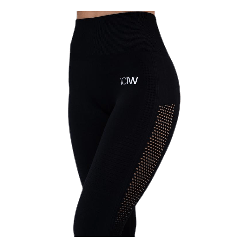 Dynamic Seamless 7/8 Tights Black