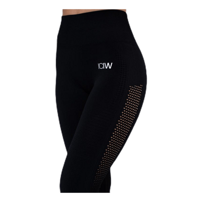 Dynamic Seamless 7/8 Tights Black