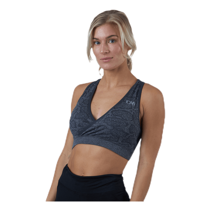 ICIW Snake Seamless Sports Bra Grey