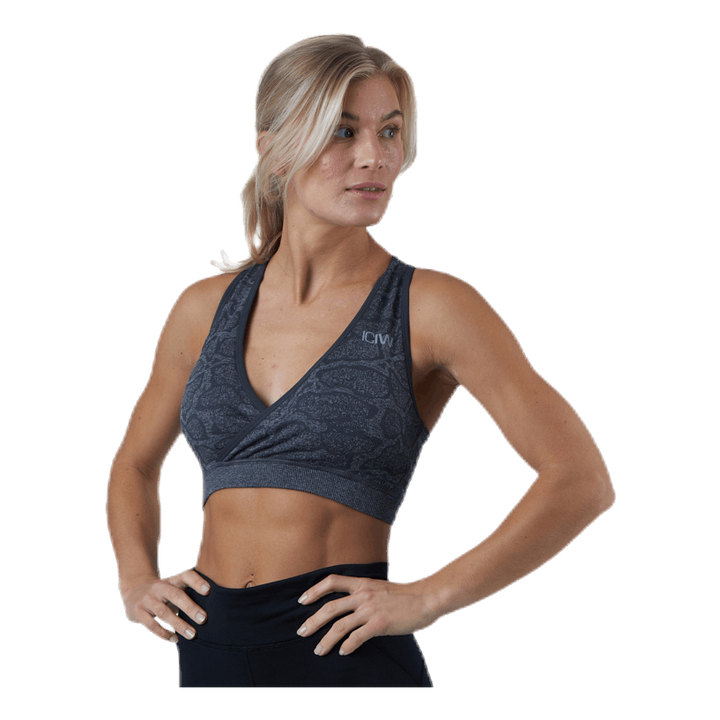 ICIW Snake Seamless Sports Bra Grey