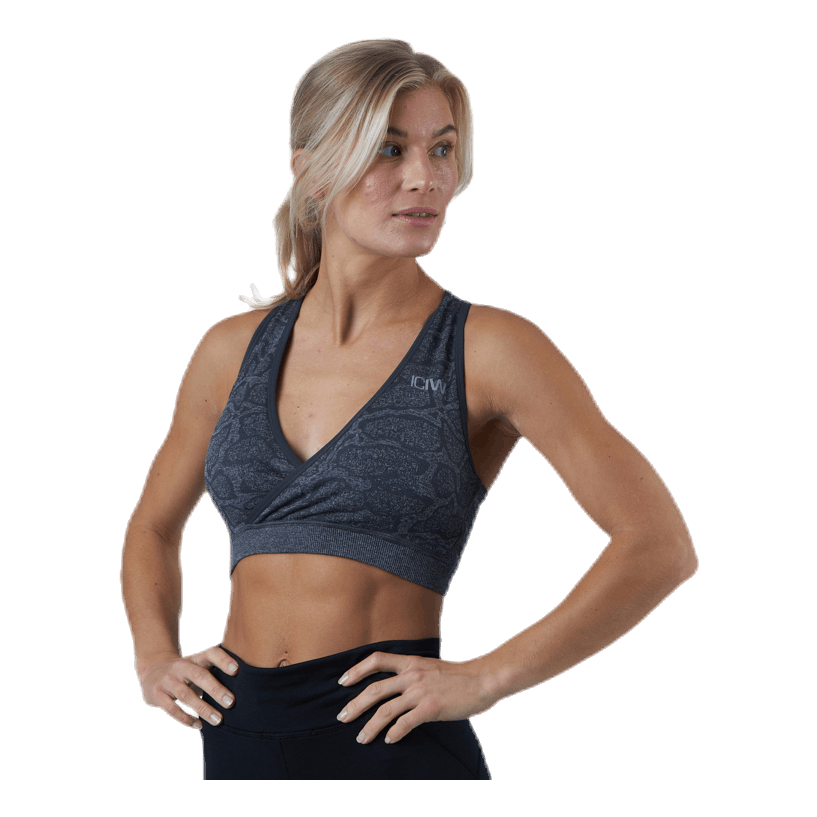 ICIW Snake Seamless Sports Bra Grey