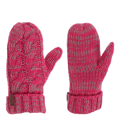 Handlight Reflective Mitten Pink/Grey