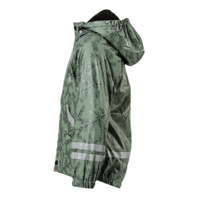Nordskog Fleece-Lined Rain Set Green