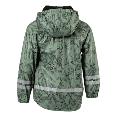 Nordskog Fleece-Lined Rain Set Green