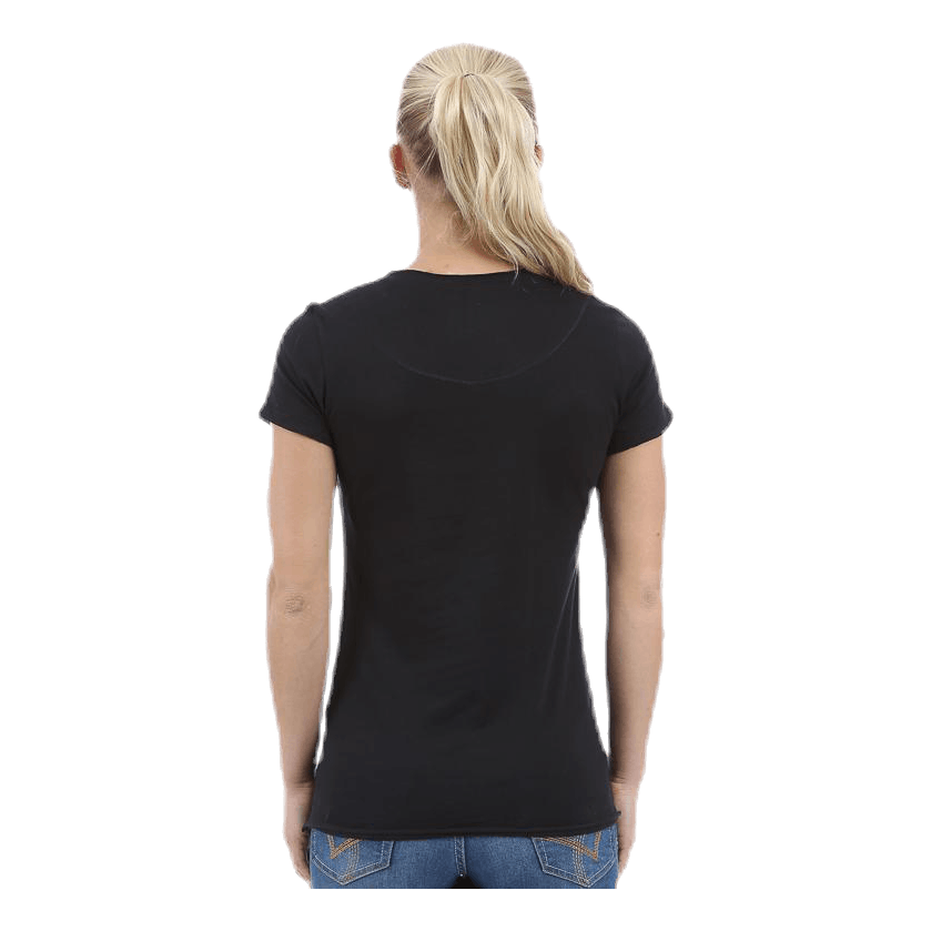 Crew-Neck Relaxed Black