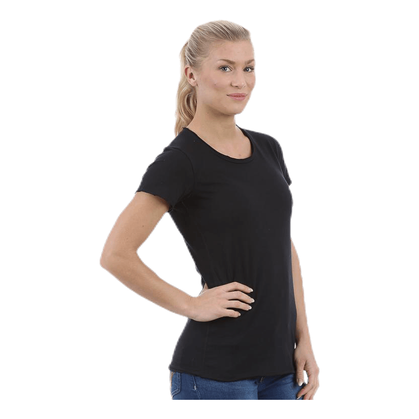 Crew-Neck Relaxed Black