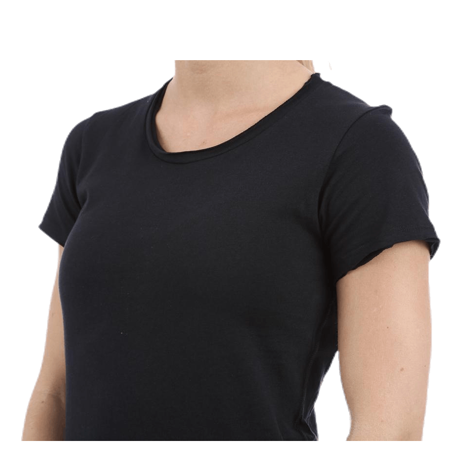 Crew-Neck Relaxed Black