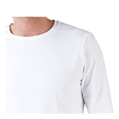 Crew Neck Longsleeve White