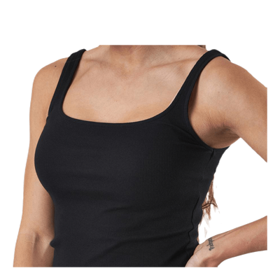 Tank Ribbed  Black