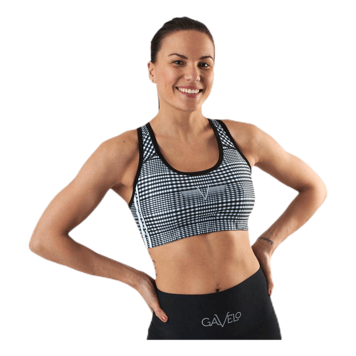 GLNCHCK 1 Sports Bra White/Black